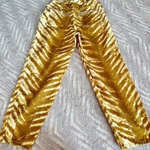 Ulla Johnson baggy print denim jeans size 25